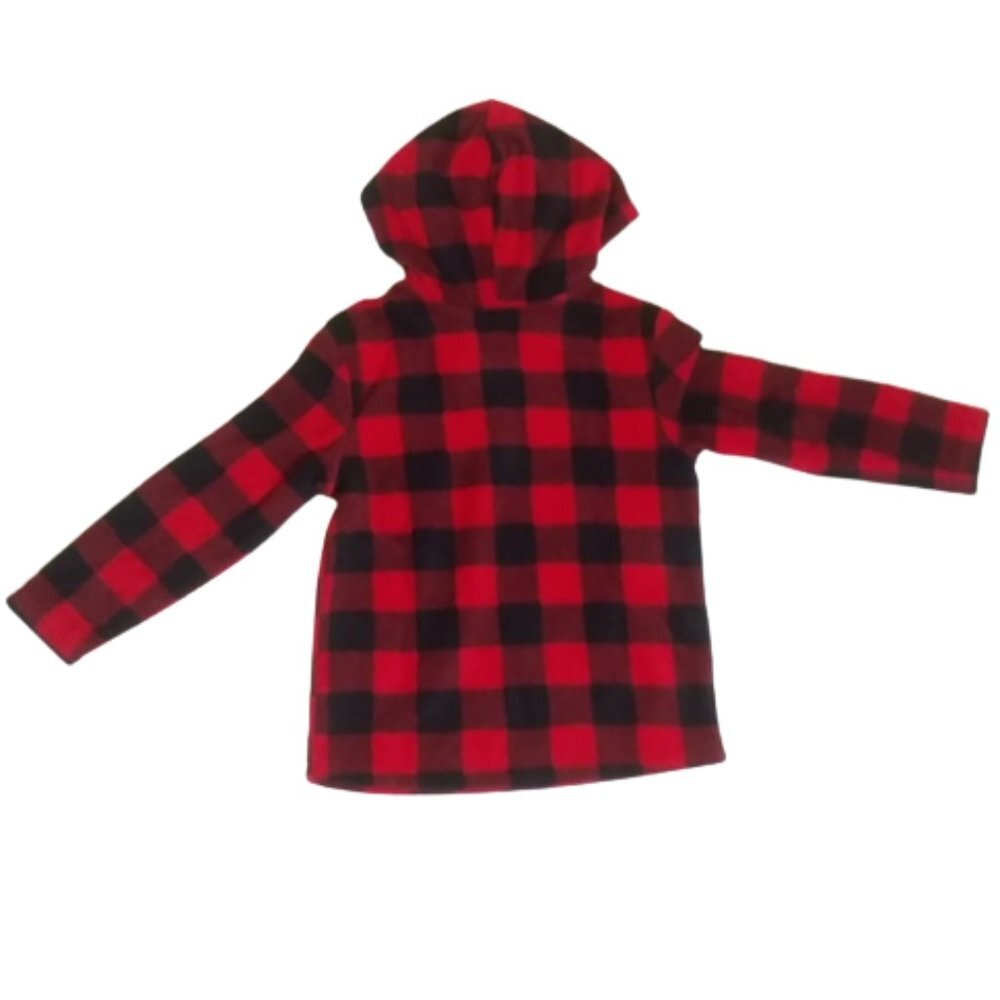NWT Boys' Printed Fleece Hooded Sweatshirt - Cat & Jack - XS [156]
